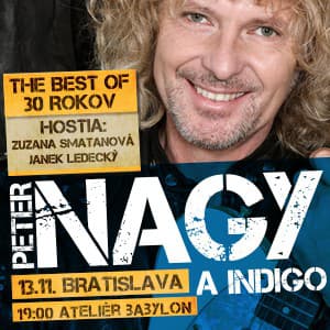 Peter Nagy a Indigo - The Best of 30 rokov - Bratislava
