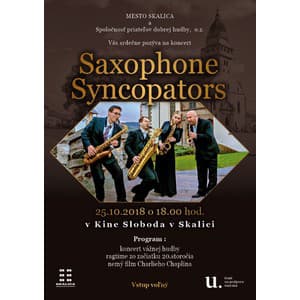 Koncert Saxophone Syncopators v Skalici