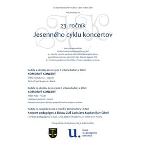 Komorný koncert Paľa & Fančovič (23. ročník Jesenného cyklu 