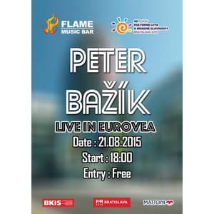 PETER BAŽÍK ★ live koncert ♪ in Eurovea Stage