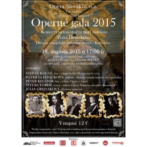 Operné gala 2015 – operný benefičný galakoncert v Kežmarku