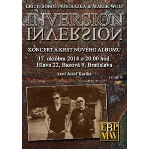 Boboš Procházka & Marek Wolf: krst albumu Inversion