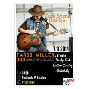 Tarso Miller Duo (BR/SK) LIVE @ Cafe Stena