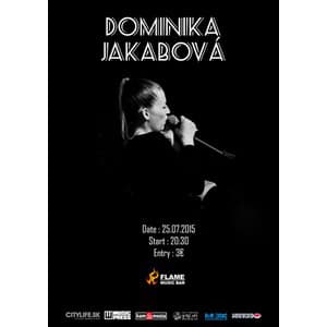 Dominika Jakabová live koncert in Flame Music Bar