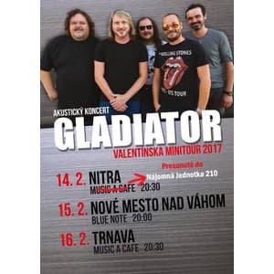 Valentínska minitour skupiny Gladiátor 