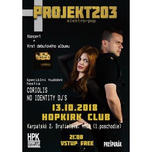 Projekt203 - Krst albumu + koncert