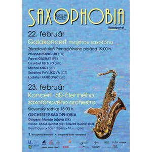 Saxophobia - Koncert 60-členného saxofónového orchestra
