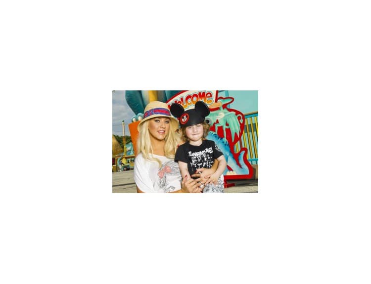 Christina Aguilera so synom Maxom