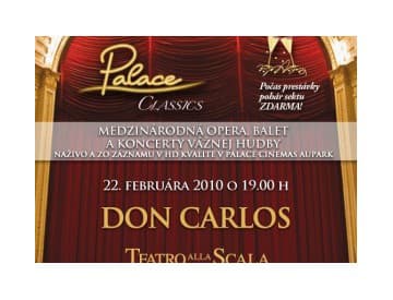 Palace Cinemas chystá premietanie talianskej opery Don Carlos