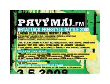 ArtAttack Freestyle Battle 2008 a festival Prvý Máj už túto sobotu v Bratislave