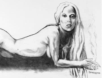 Skicu nahej Lady Gaga vydražili za 30-tisíc dolárov