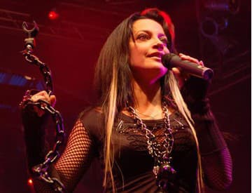 Lucie Bílá na koncerte s Arakain, 2007