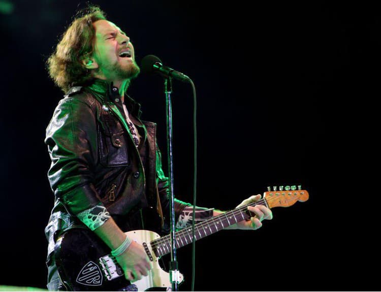 Frontman kapely Pearl Jam - Eddie Vedder