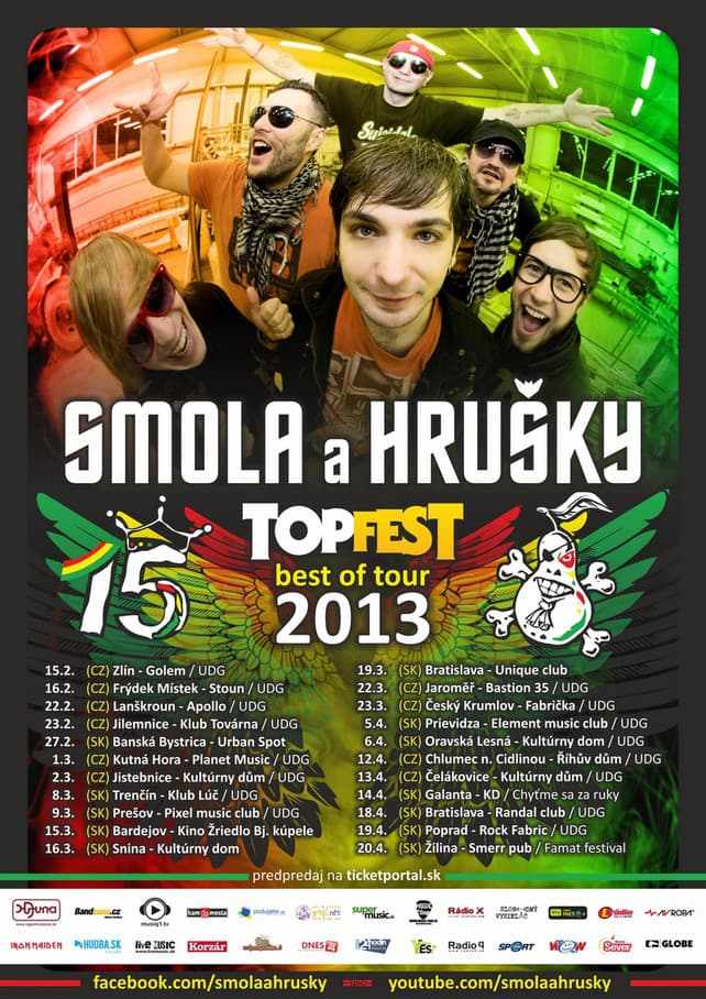 Smola a hrušky - Topfest Best of tour 2013