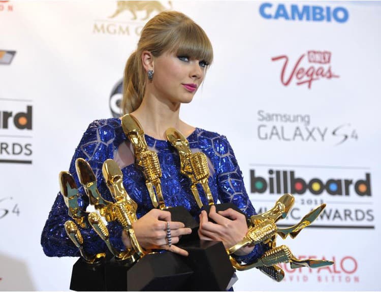 Udeľovanie hudobných cien Billboard ovládla Taylor Swift, získala osem cien