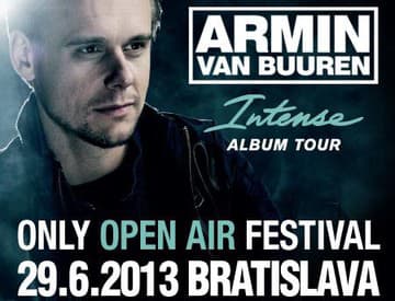Kráľovský dídžej Armin van Buuren: V Bratislave zahrá prvýkrát pod holým nebom!
