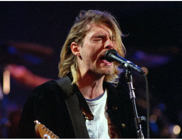 Kurt Cobain na koncerte v Seattli, 1993