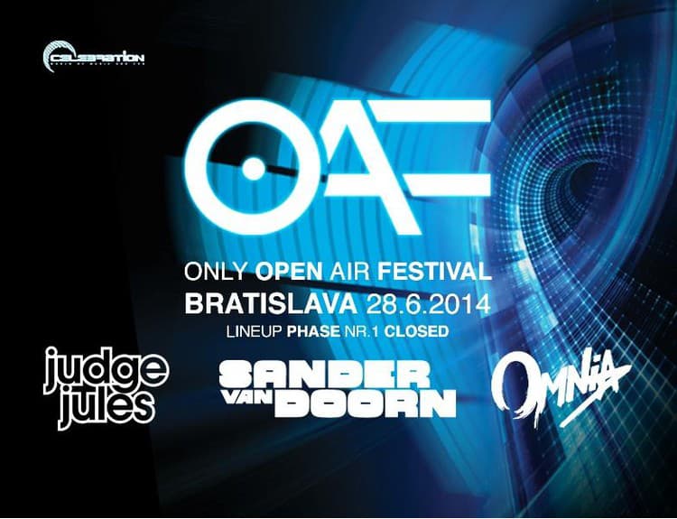 Na Only Open Air Festivale vystúpia Sander van Doorn, Judge Jules a Omnia