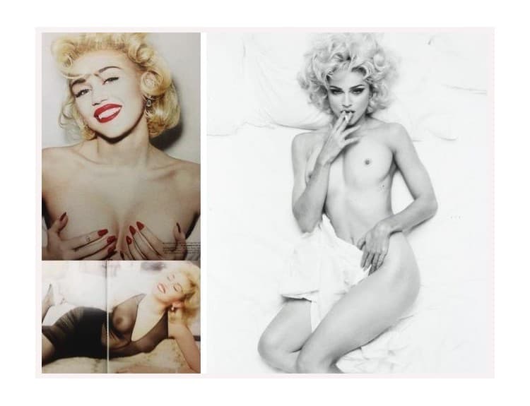 Miley Cyrus napodobnila Madonnu