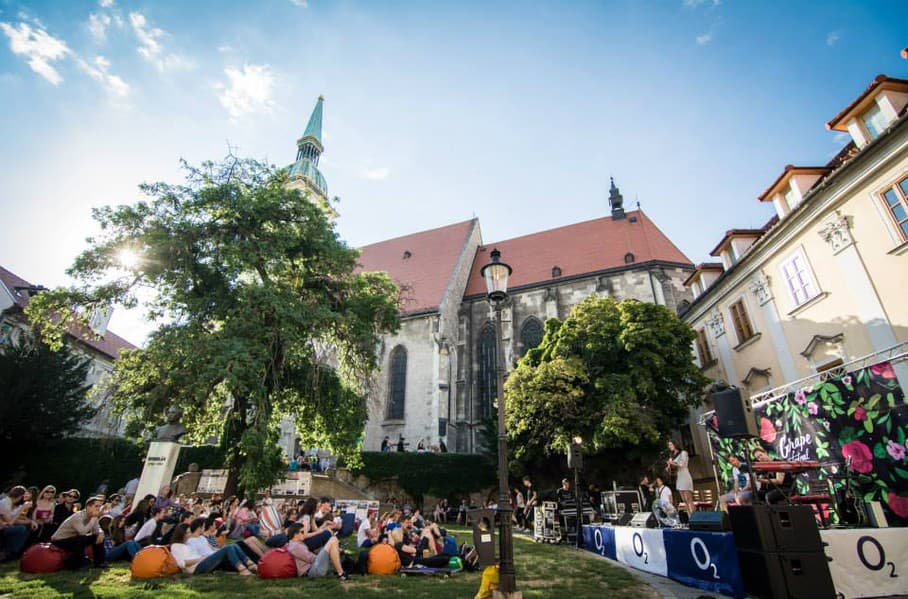 Grejp pri Dóme, tlačovka festivalu Grape