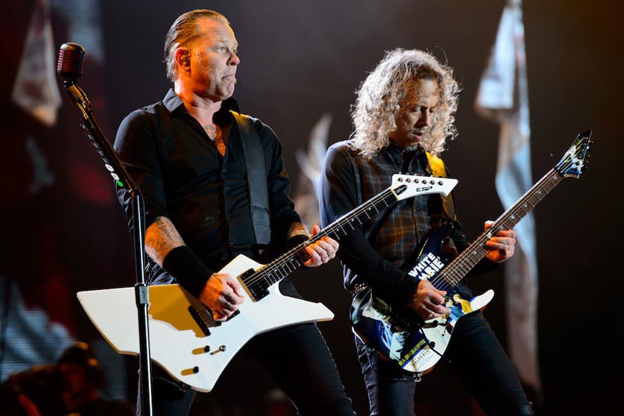 James Hetfield a Kirk Hammett, Metallica