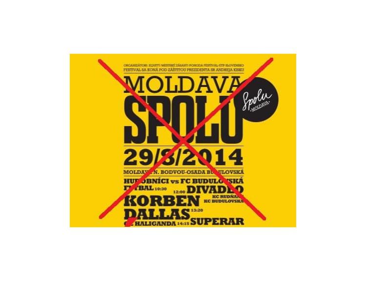 Sporný zákaz festivalu Moldava Spolu prinútil organizátorov podujatie zrušiť