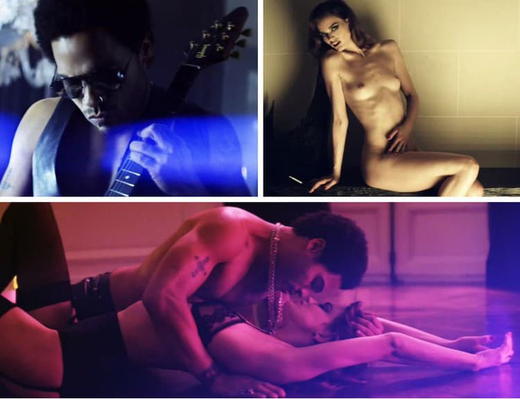Sex, luxus a rock'n'roll: Lenny Kravitz v novom klipe vyzliekol top modelku