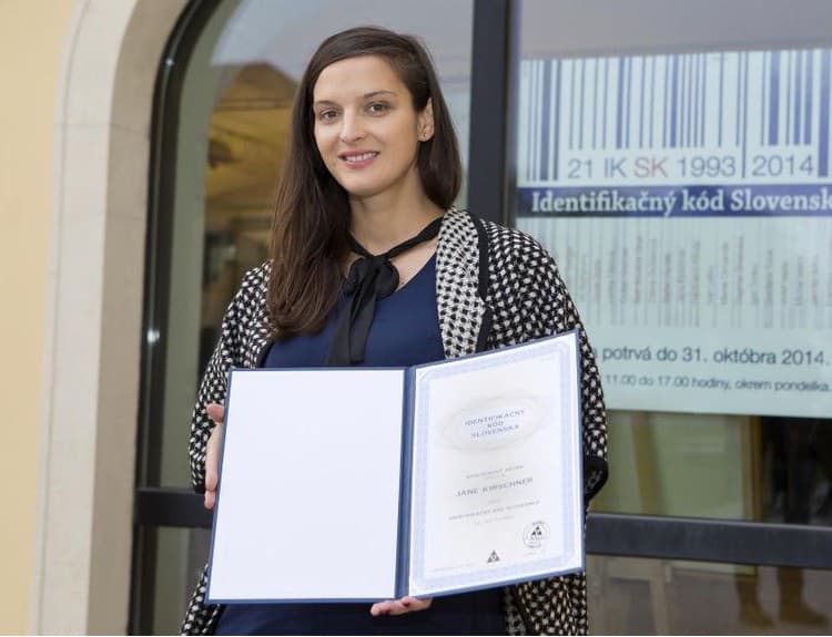 Jana Kirschner sa stala nositeľkou Identifikačného kódu Slovenska