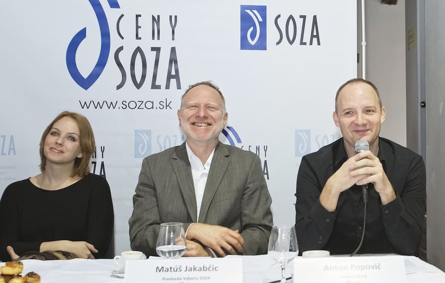 tlačová konferencia k Cenám SOZA za rok 2013