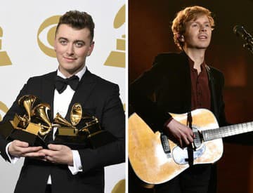 Grammy 2015: Triumfoval Sam Smith, hviezdy popu sklonili hlavu pred Beckom Grammy 2015: Triumfoval Sam Smith, hviezdy popu sklonili hlavu pred Beckom