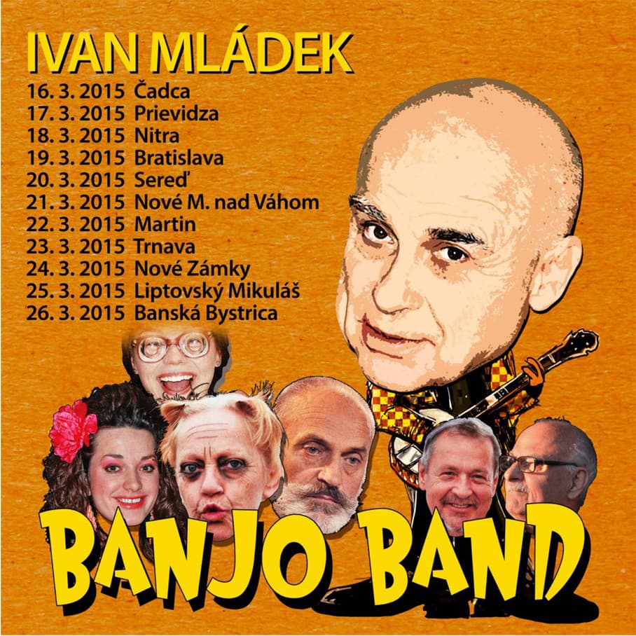 Ivan Mládek a Banjo Band - slovenské turné