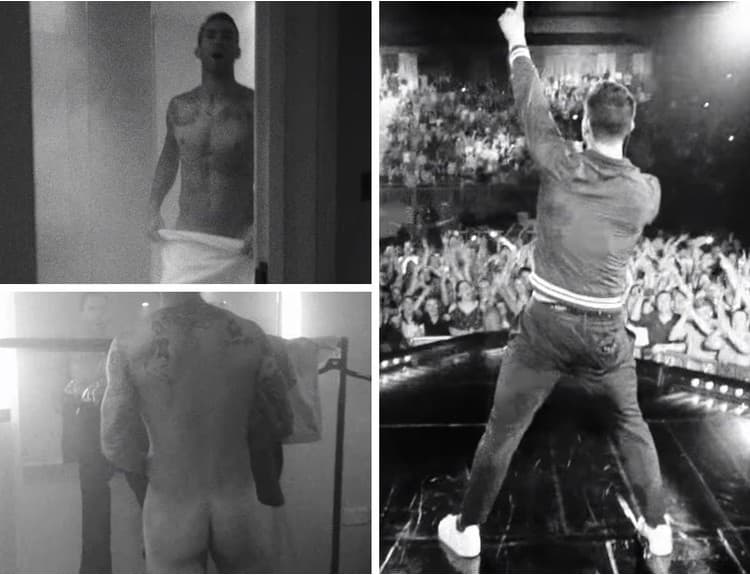 Zo sprchy až na pódium: Adam Levine vás prevedie zákulisím koncertu Maroon 5