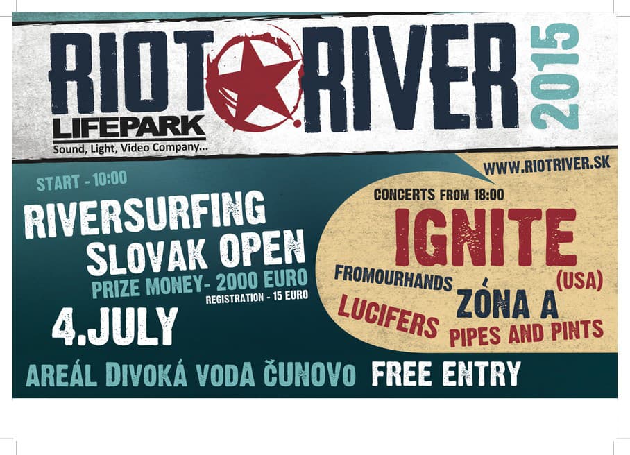 Riot River a festival Divokej vody