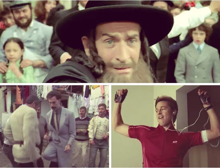 Epické VIDEO: Patrick Swayze, Brad Pitt, Funès aj Borat tancujú Uptown Funk