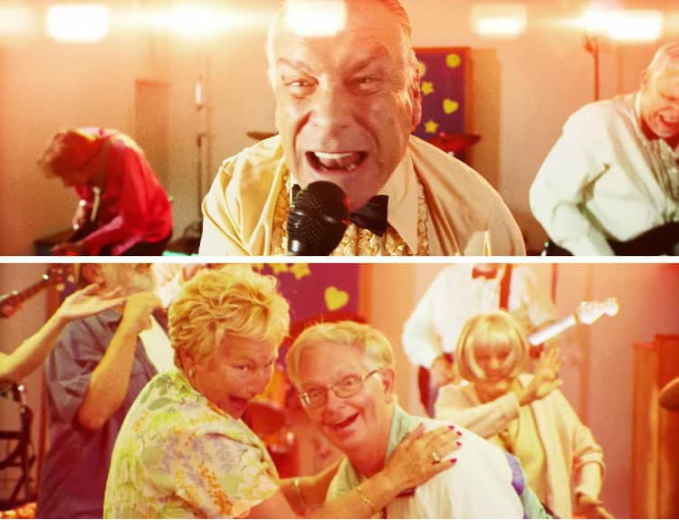Halucinácie v dome seniorov: Pozrite si skvelý klip (ne)starnúcich Faith No More!