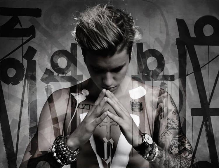 Justin Bieber predstavil tracklist albumu cez graffiti v svetových mestách