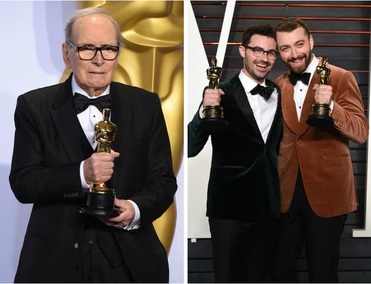 Oscara za hudbu získali Ennio Morricone a Sam Smith