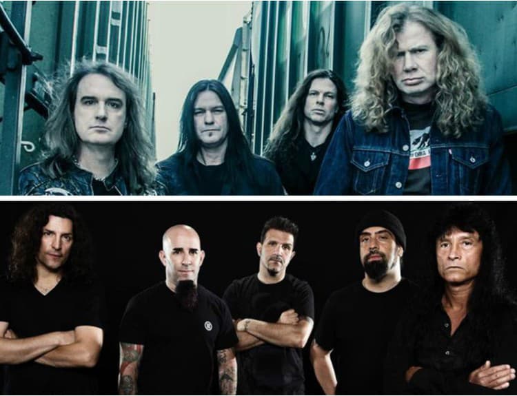 Megadeth a Anthrax: Polovica veľkej štvorky stále tvorí thrashmetalovú elitu