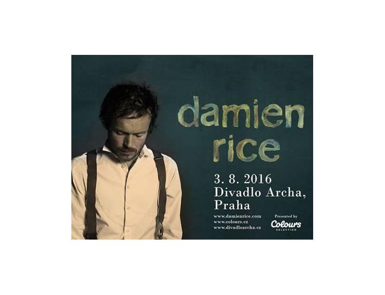Írsky pesničkár a veľký hudobný rozprávač Damien Rice mieri do Prahy