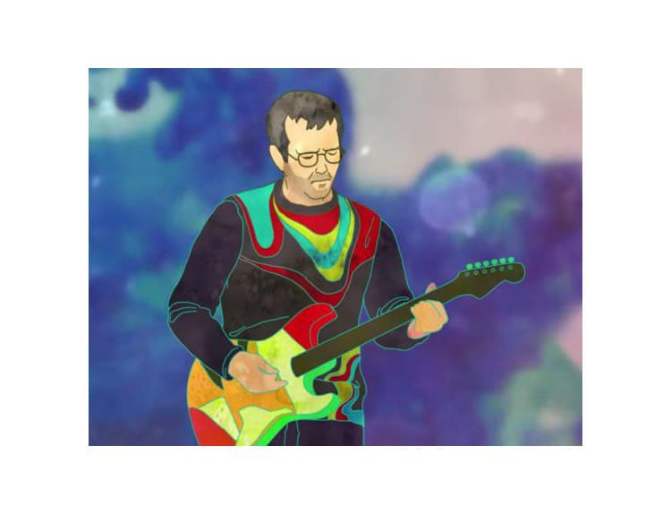 Pozrite si, ako sa Eric Clapton vracia do minulosti s animovaným klipom Spiral
