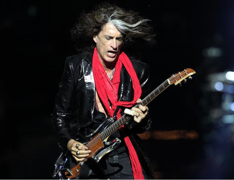 Gitarista Joe Perry skolaboval počas koncertu