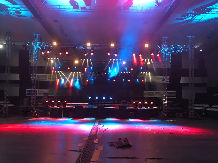 v Prešove mali pódium pripravené pre Megadeth