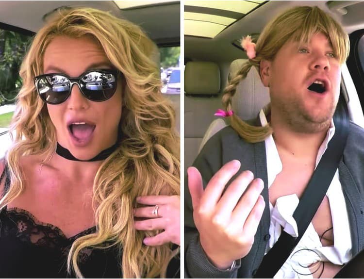 Britney v Carpool Karaoke: Namiesto spevu otvára ústa a nevie, o čom je jej hit