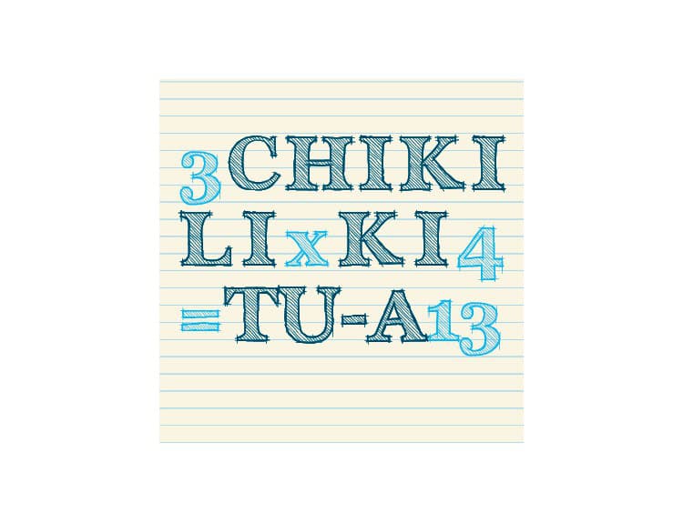 Chiki Liki Tu-a - 3x4=13