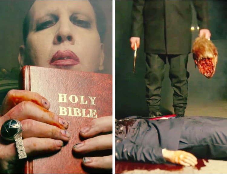 Marilyn Manson vo videu trhá Bibliu, médiá v ňom vidia Trumpovu vraždu