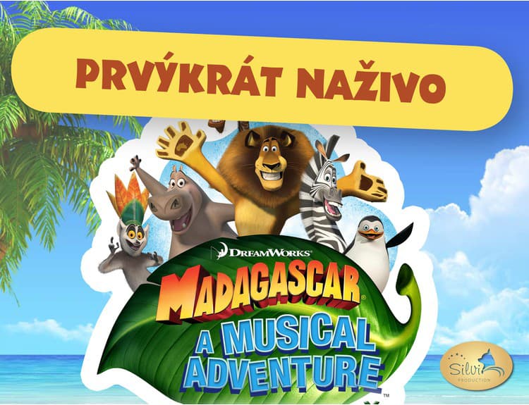 Detský muzikál Madagaskar ponúkne obľúbený príbeh v Košiciach a Bratislave