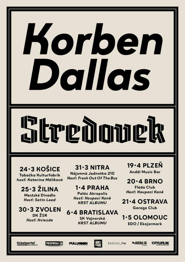 Korben Dallas vyrazia na turné s albumom Stredovek