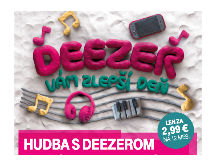 Milióny piesní za pár eur mesačne: Užívajte si Deezer od Telekomu so zľavou 50%