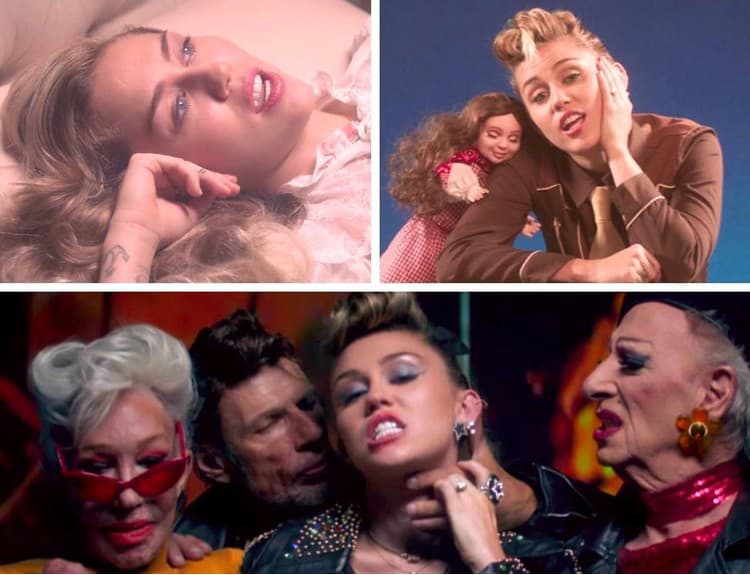 VIDEO: Miley Cyrus už nešokuje ani keď sa bozkáva s dôchodcami