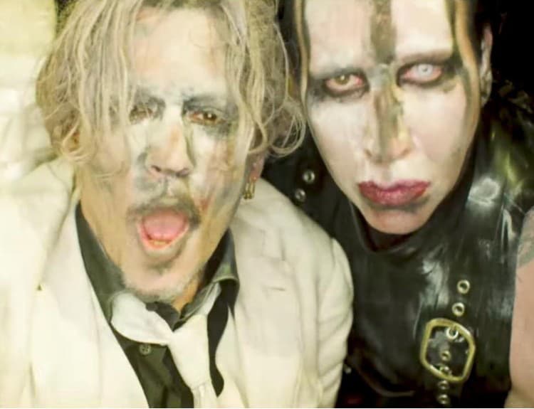 VIDEO: Novinka Marilyna Mansona je ako zvrátený sen s Johnnym Deppom